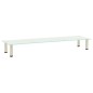 322774 vidaXL TV Stand Frosted 140x35x17 cm Tempered Glass 322774 vidaXL TV Stand Frosted 140x35x17 cm Tempered Glass