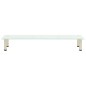 vidaXL Mobile Porta TV Satinato 120x35x17 cm in Vetro Temperato vidaXL Mobile Porta TV Satinato 120x35x17 cm in Vetro Temperato