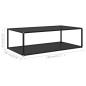 322903 vidaXL Coffee Table Black 120x60x35 cm Tempered Glass 322903 vidaXL Coffee Table Black 120x60x35 cm Tempered Glass