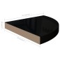 vidaXL Scaffali Angolari a Parete 2 pz Nero Lucido 35x35x3,8 cm MDF vidaXL Scaffali Angolari a Parete 2 pz Nero Lucido 35x35x3,8 cm MDF
