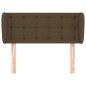 vidaXL Testiera ad Orecchio Marrone Scuro 83x23x78/88 cm in Tessuto vidaXL Testiera ad Orecchio Marrone Scuro 83x23x78/88 cm in Tessuto