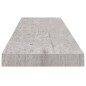 vidaXL Scaffali a Parete 4 pz Grigio Cemento 90x23,5x3,8 cm in MDF vidaXL Scaffali a Parete 4 pz Grigio Cemento 90x23,5x3,8 cm in MDF