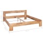 vidaXL Giroletto in Legno Massello di Rovere 160x200 cm vidaXL Giroletto in Legno Massello di Rovere 160x200 cm