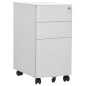 vidaXL Schedario Mobile Grigio Chiaro 30x45x59 cm in Acciaio vidaXL Schedario Mobile Grigio Chiaro 30x45x59 cm in Acciaio