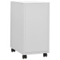 vidaXL Schedario Mobile Grigio Chiaro 30x45x59 cm in Acciaio vidaXL Schedario Mobile Grigio Chiaro 30x45x59 cm in Acciaio