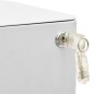 vidaXL Schedario Mobile Grigio Chiaro 30x45x59 cm in Acciaio vidaXL Schedario Mobile Grigio Chiaro 30x45x59 cm in Acciaio
