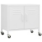 vidaXL Armadietto Bianco 60x35x56 cm in Acciaio vidaXL Armadietto Bianco 60x35x56 cm in Acciaio