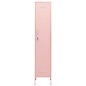 vidaXL Armadio Rosa 35x46x180 cm in Acciaio