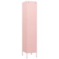 vidaXL Armadio Rosa 35x46x180 cm in Acciaio