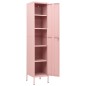 vidaXL Armadio Rosa 35x46x180 cm in Acciaio