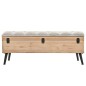 vidaXL Cassapanca 110 cm in Legno Massello di Abete