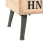 vidaXL Cassapanca 110 cm in Legno Massello di Abete
