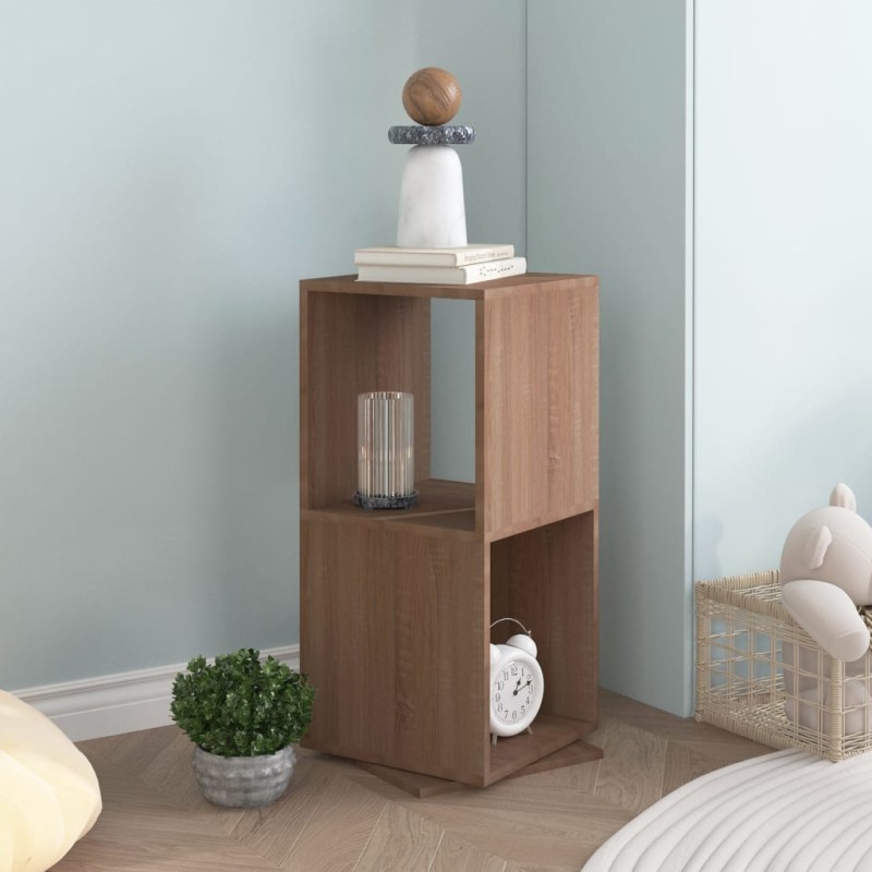 vidaXL Armadietto Girevole Rovere Sonoma 34,5x34,5x75,5 cm Truciolato vidaXL Armadietto Girevole Rovere Sonoma 34,5x34,5x75,5 cm Truciolato