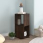 vidaXL Armadietto Girevole Rovere Fumo 34,5x34,5x75,5 cm Truciolato vidaXL Armadietto Girevole Rovere Fumo 34,5x34,5x75,5 cm Truciolato