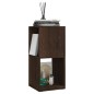 vidaXL Armadietto Girevole Rovere Fumo 34,5x34,5x75,5 cm Truciolato vidaXL Armadietto Girevole Rovere Fumo 34,5x34,5x75,5 cm Truciolato