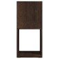 vidaXL Armadietto Girevole Rovere Fumo 34,5x34,5x75,5 cm Truciolato vidaXL Armadietto Girevole Rovere Fumo 34,5x34,5x75,5 cm Truciolato