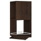 vidaXL Armadietto Girevole Rovere Fumo 34,5x34,5x75,5 cm Truciolato vidaXL Armadietto Girevole Rovere Fumo 34,5x34,5x75,5 cm Truciolato