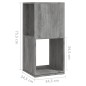 vidaXL Armadietto Girevole Grigio Cemento 34,5x34,5x75,5cm Truciolato vidaXL Armadietto Girevole Grigio Cemento 34,5x34,5x75,5cm Truciolato