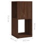 vidaXL Armadietto Girevole Marrone Rovere 34,5x34,5x75,5cm Truciolato vidaXL Armadietto Girevole Marrone Rovere 34,5x34,5x75,5cm Truciolato