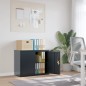 vidaXL Armadio Classificatore Antracite 90x40x70 cm in Acciaio vidaXL Armadio Classificatore Antracite 90x40x70 cm in Acciaio