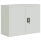 vidaXL Armadio Classificatore Grigio Chiaro 90x40x70 cm in Acciaio vidaXL Armadio Classificatore Grigio Chiaro 90x40x70 cm in Acciaio