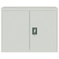vidaXL Armadio Classificatore Grigio Chiaro 90x40x70 cm in Acciaio vidaXL Armadio Classificatore Grigio Chiaro 90x40x70 cm in Acciaio