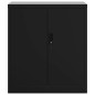 vidaXL Armadio Classificatore Nero 79x40x90 cm in Acciaio vidaXL Armadio Classificatore Nero 79x40x90 cm in Acciaio