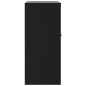 vidaXL Armadio Classificatore Nero 79x40x90 cm in Acciaio vidaXL Armadio Classificatore Nero 79x40x90 cm in Acciaio