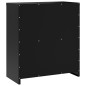 vidaXL Armadio Classificatore Nero 79x40x90 cm in Acciaio vidaXL Armadio Classificatore Nero 79x40x90 cm in Acciaio