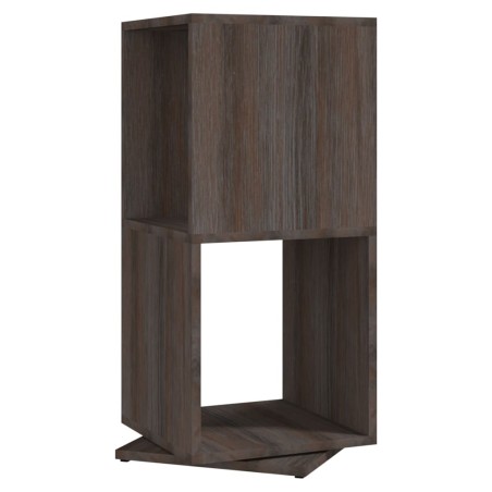 vidaXL Armadietto Girevole Grigio Rovere 34,5x34,5x75,5cm Truciolato