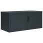 vidaXL Armadio Classificatore Antracite 90x40x40 cm in Acciaio vidaXL Armadio Classificatore Antracite 90x40x40 cm in Acciaio