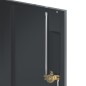 vidaXL Armadio Classificatore Antracite 90x40x40 cm in Acciaio vidaXL Armadio Classificatore Antracite 90x40x40 cm in Acciaio