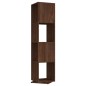 vidaXL Armadietto Girevole Marrone Rovere 34,5x34,5x147,5cm Truciolato vidaXL Armadietto Girevole Marrone Rovere 34,5x34,5x147,5cm Truciolato