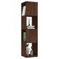 vidaXL Armadietto Girevole Marrone Rovere 34,5x34,5x147,5cm Truciolato vidaXL Armadietto Girevole Marrone Rovere 34,5x34,5x147,5cm Truciolato