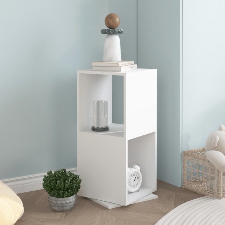 vidaXL Armadietto Girevole Bianco 34,5x34,5x75,5 cm in Truciolato