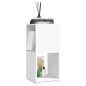 vidaXL Armadietto Girevole Bianco 34,5x34,5x75,5 cm in Truciolato vidaXL Armadietto Girevole Bianco 34,5x34,5x75,5 cm in Truciolato
