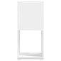 vidaXL Armadietto Girevole Bianco 34,5x34,5x75,5 cm in Truciolato vidaXL Armadietto Girevole Bianco 34,5x34,5x75,5 cm in Truciolato