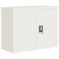vidaXL Armadio Classificatore Bianco 90x40x70 cm in Acciaio vidaXL Armadio Classificatore Bianco 90x40x70 cm in Acciaio
