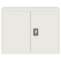 vidaXL Armadio Classificatore Bianco 90x40x70 cm in Acciaio vidaXL Armadio Classificatore Bianco 90x40x70 cm in Acciaio