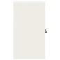 vidaXL Armadio Classificatore Bianco 90x40x70 cm in Acciaio vidaXL Armadio Classificatore Bianco 90x40x70 cm in Acciaio