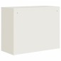 vidaXL Armadio Classificatore Bianco 90x40x70 cm in Acciaio vidaXL Armadio Classificatore Bianco 90x40x70 cm in Acciaio