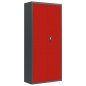 vidaXL Armadio Classificatore Antracite e Rosso 90x40x200cm in Acciaio vidaXL Armadio Classificatore Antracite e Rosso 90x40x200cm in Acciaio