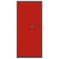 vidaXL Armadio Classificatore Antracite e Rosso 90x40x200cm in Acciaio vidaXL Armadio Classificatore Antracite e Rosso 90x40x200cm in Acciaio