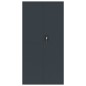 vidaXL Armadio Classificatore Antracite 90x40x180 cm in Acciaio