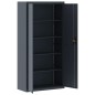 vidaXL Armadio Classificatore Antracite 90x40x180 cm in Acciaio