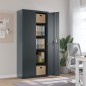 vidaXL Armadio Classificatore Antracite 90x40x200 cm in Acciaio vidaXL Armadio Classificatore Antracite 90x40x200 cm in Acciaio