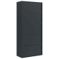 vidaXL Armadio Classificatore Antracite 90x40x200 cm in Acciaio vidaXL Armadio Classificatore Antracite 90x40x200 cm in Acciaio