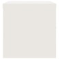 vidaXL Armadio Classificatore Bianco 90x40x40 cm in Acciaio