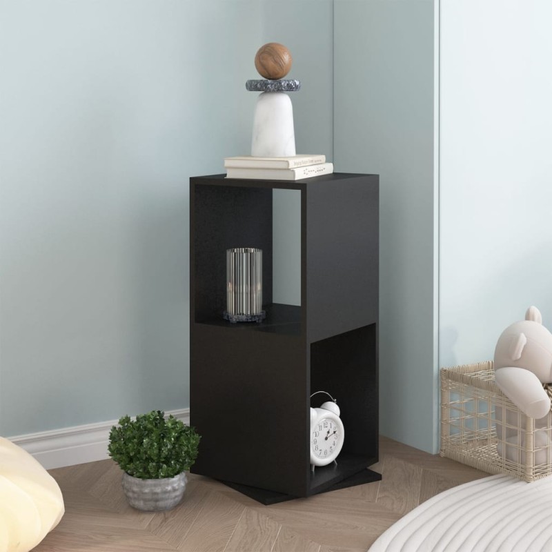 vidaXL Armadietto Girevole Nero 34,5x34,5x75,5 cm Truciolato vidaXL Armadietto Girevole Nero 34,5x34,5x75,5 cm Truciolato