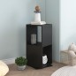 vidaXL Armadietto Girevole Nero 34,5x34,5x75,5 cm Truciolato vidaXL Armadietto Girevole Nero 34,5x34,5x75,5 cm Truciolato